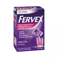 Fervex Etat Grippal Paracetamol/vitamine C/pheniramine Adultes Framboise, Granulés Pour Solution Buvable En Sachet à BOURG-SAINT-MAURICE