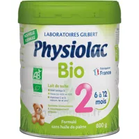 Physiolac Bio 2 Lait Pdre B/800g à BOURG-SAINT-MAURICE