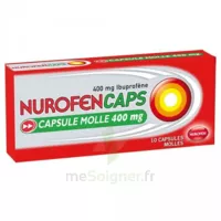 Nurofencaps 400 Mg Caps Molle Plq/10 à BOURG-SAINT-MAURICE