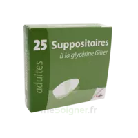 Suppositoire A La Glycerine Gifrer Suppos Adulte Sach/25 à BOURG-SAINT-MAURICE