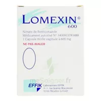 Lomexin 600 Mg Caps Molle Vaginale Plq/1 à BOURG-SAINT-MAURICE