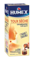 Humex 0,33 Mg/ml Solution Buvable Toux Sèche Oxomemazine Sans Sucre édulcorée à L'acésulfame Potassique Fl/150ml à BOURG-SAINT-MAURICE