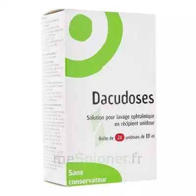 Dacudoses Solution Pour Lavement Ophtalmologique 24unid/10ml à BOURG-SAINT-MAURICE