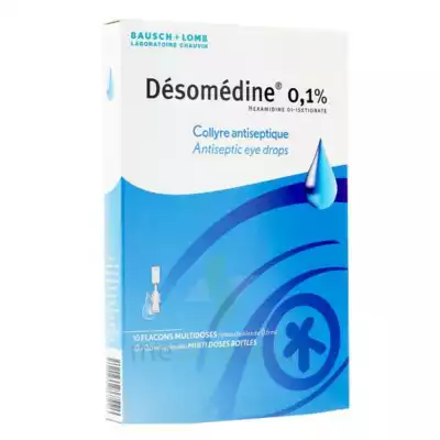 Desomedine 0,1 % Collyre Sol 10fl/0,6ml à BOURG-SAINT-MAURICE